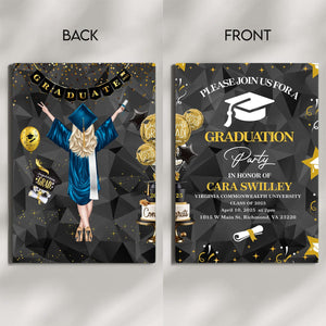 GeckoCustom Please Join Us For A Graduation Party Graduation Greeting Card TH10 892347