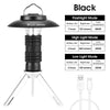 GeckoCustom Portable Camping Light with Magnetic USB Rechargeable Black / China