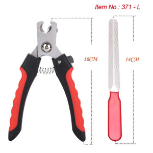 GeckoCustom Professional Pet Cat Dog Nail Clipper Cutter With Sickle Stainless Steel Grooming Scissors Clippers for Pet Claws Dog Supplies