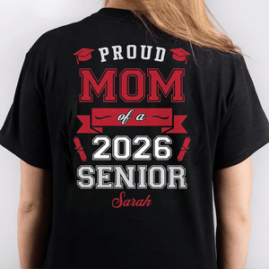 GeckoCustom Proud Dad Of A Graduate Personalized Custom Backside Graduation Senior Shirt C615 895074