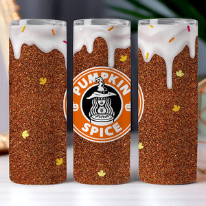 GeckoCustom Pumpkin Spice Halloween Gift Skinny Tumbler HO82 891332 20 oz