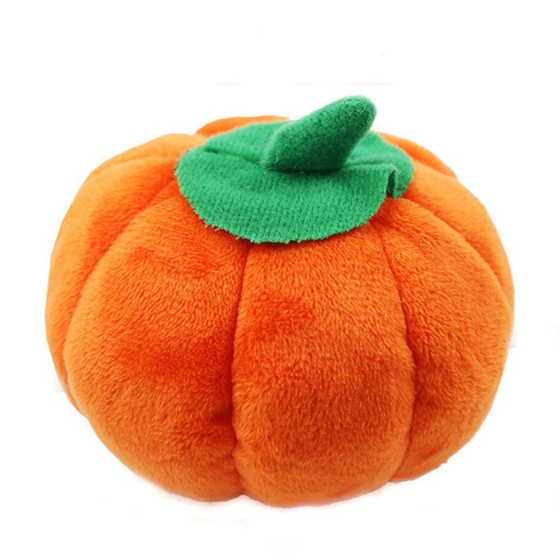 GeckoCustom Puppy Dog Plush Squeaky Toys for Small Medium Dogs Bone Aggressive Chewers for Pet Cat Products Puppy Accessories Cushaw / 1 Pc