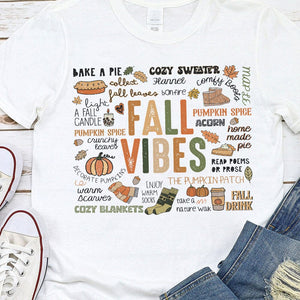 GeckoCustom Retro Fall Vibes Autumn Gift Thanksgiving Gift Bright Shirt HO82 893186