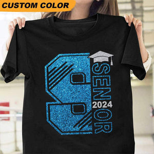 GeckoCustom S is for Senior Graduation Shirt HN590