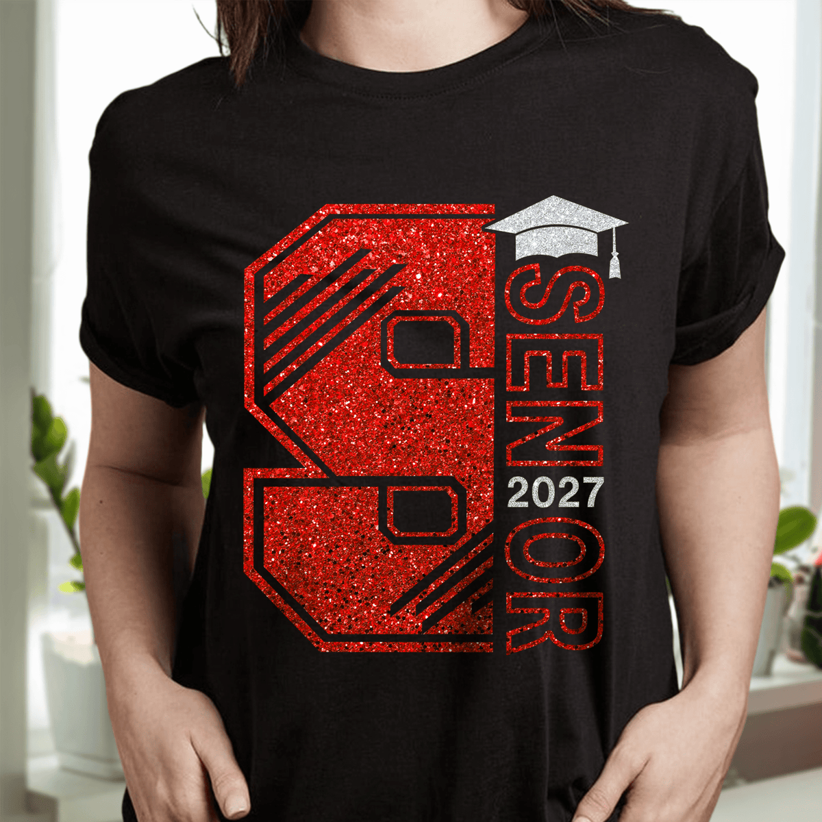 GeckoCustom S is for Senior Graduation Shirt HN590 HA75 891894