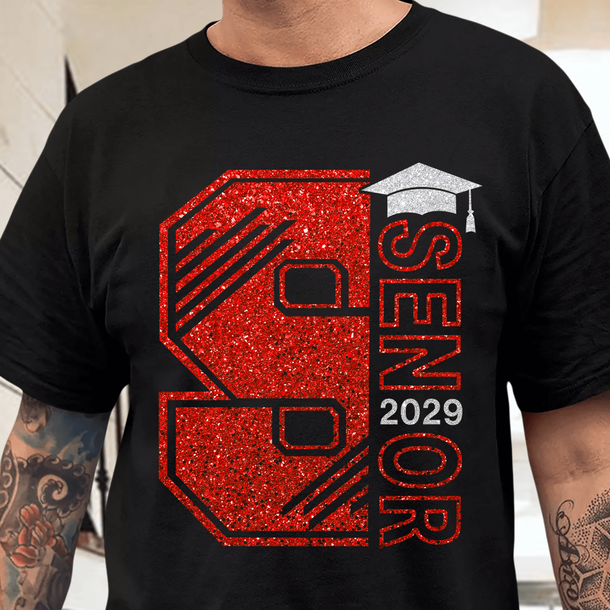 GeckoCustom S is for Senior Graduation Shirt HN590 HA75 891894