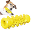 GeckoCustom Safe Puppy Dental Care Soft Pet Toothbrush Toys Chew Cleaning Teeth Basic Yellow