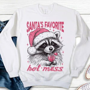 GeckoCustom Santa's Favorite Hot Mess Christmas Sweatshirt HO82 893214