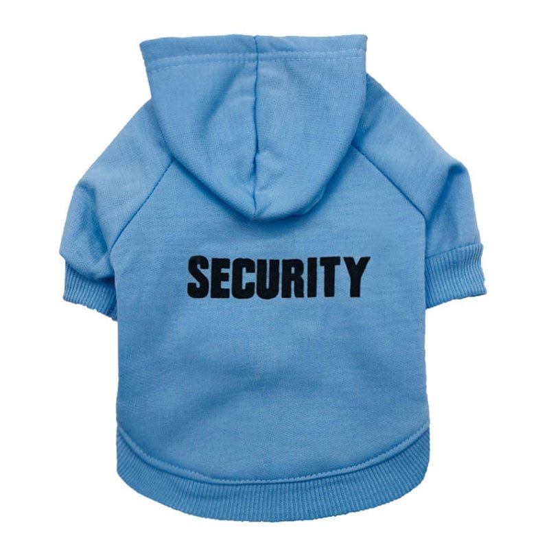GeckoCustom Security Cat Clothes Pet Cat Coats Jacket Hoodies For Cats Outfit Warm Pet Clothing Rabbit Animals Pet Costume For Small Dogs Light Blue / XS