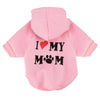 GeckoCustom Security Cat Clothes Pet Cat Coats Jacket Hoodies For Cats Outfit Warm Pet Clothing Rabbit Animals Pet Costume For Small Dogs MOM Pink / XS