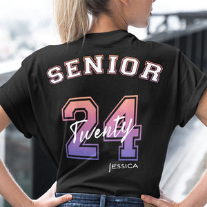 GeckoCustom Senior 2023 Personalized Custom Backside Shirt C394