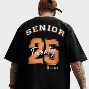 GeckoCustom Senior 2025 Personalized Custom Backside Shirt C394