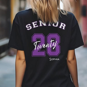 GeckoCustom Senior 2025 Personalized Custom Backside Shirt C394