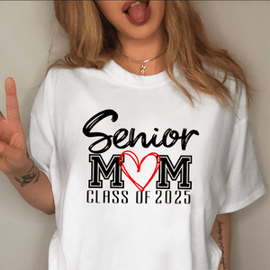 GeckoCustom Senior Mom Class Of 2024 Shirt N304 HN590 Women T Shirt / Sport Grey Color / S