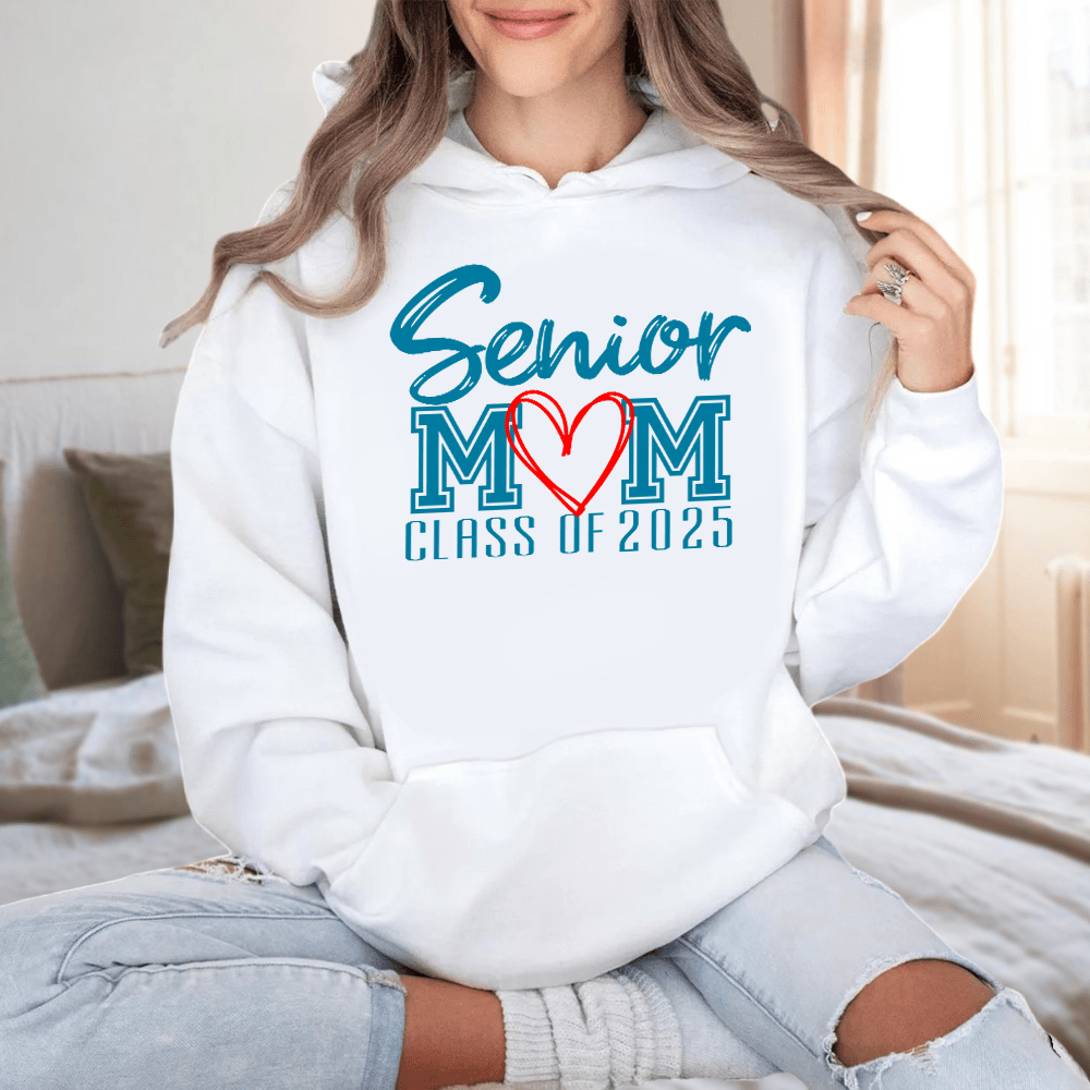 GeckoCustom Senior Mom Class Of 2024 Shirt N304 HN590 Pullover Hoodie / Sport Grey Colour / S