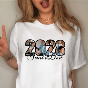 GeckoCustom Senior Mom, Senior Dad Upload Photo Graduation Shirt 890645