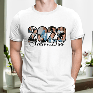 GeckoCustom Senior Mom, Senior Dad Upload Photo Graduation Shirt 890645