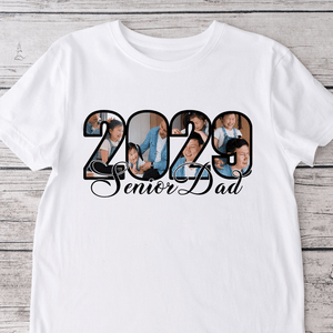 GeckoCustom Senior Mom, Senior Dad Upload Photo Graduation Shirt 890645