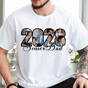 GeckoCustom Senior Mom, Senior Dad Upload Photo Graduation Shirt 890645