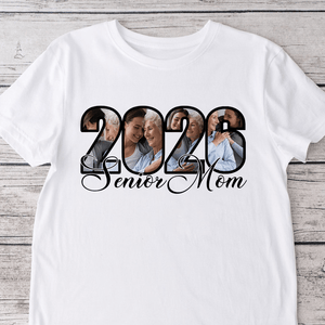GeckoCustom Senior Mom, Senior Dad Upload Photo Graduation Shirt 890645