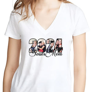 GeckoCustom Senior Mom, Senior Dad Upload Photo Graduation Shirt, HN590