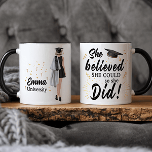 GeckoCustom She Believed She Could So She Did Graduation Gift LM32 893055