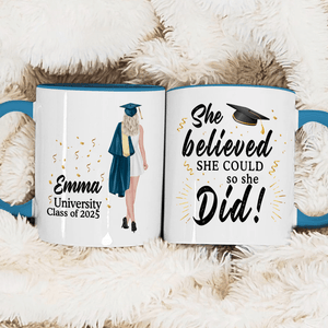 GeckoCustom She Believed She Could So She Did Graduation Gift LM32 893055