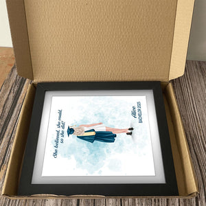 GeckoCustom She Belived, She Could, So She Did It Graduation Gift Picture Frame TH10 892349 Picture Frame / 8"x10"