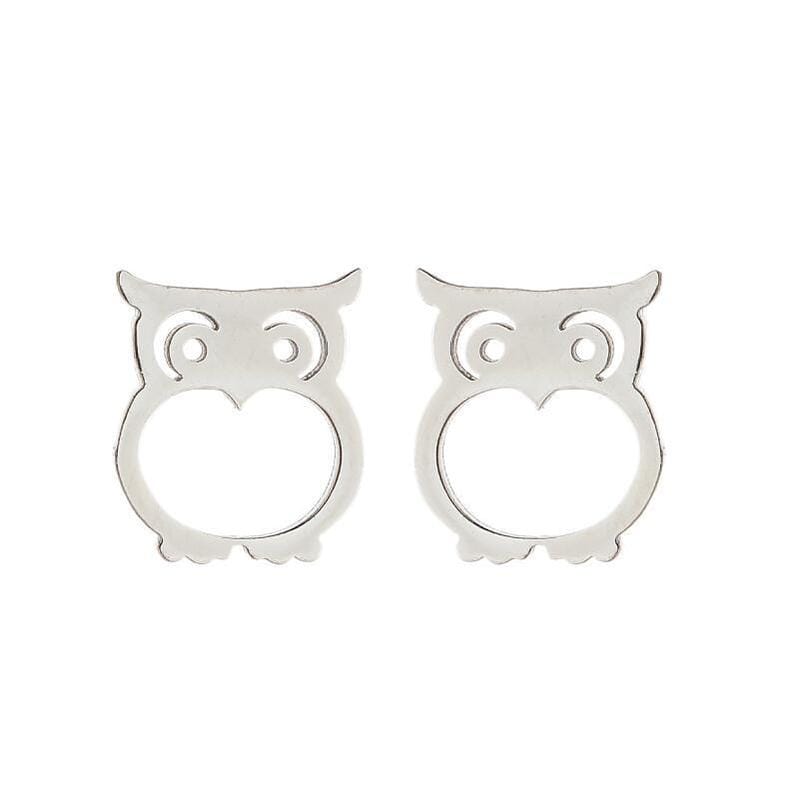 GeckoCustom Soft clay cute animal bite earrings studs - Fun Gift Idea B