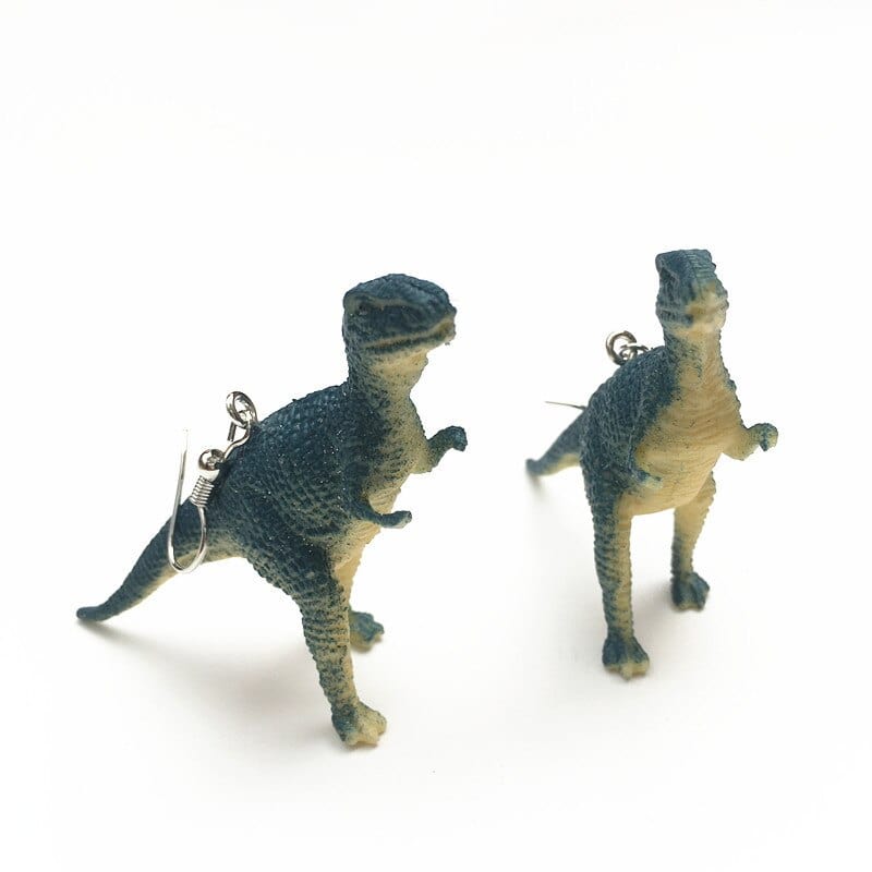 GeckoCustom Soft clay cute animal bite earrings studs - Fun Gift Idea Rapator