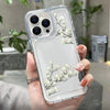 GeckoCustom Soft Clear Phone Case For iPhone 11 Case iPhone 13 14 Pro Max 12 13 Pro Max XR XS X 14 8 7 Plus SE 2022 Butterfly Flower Cover LK70 / For iPhone X XS