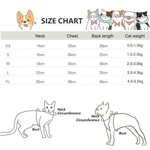 GeckoCustom Sphynx Cat Clothes Cute Cotton Kitten Cat Jumpsuit Warm Cats Overalls Hoodies Costumes For Sphinx Devon Cat ropa para gato