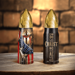 GeckoCustom Stainless Steel Christian Bullet Tumbler HO82 891074