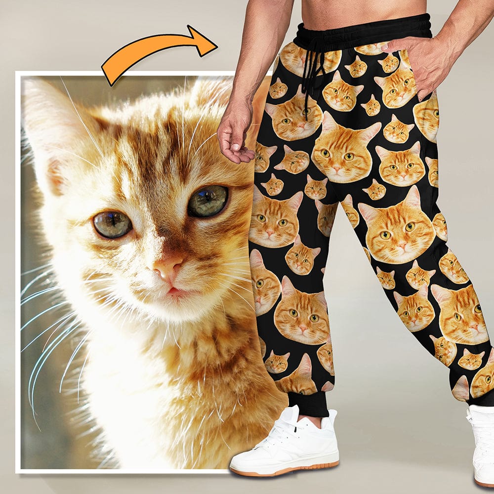 GeckoCustom Sweatpants Custom Dog Cat Photo Portrait N369 889586