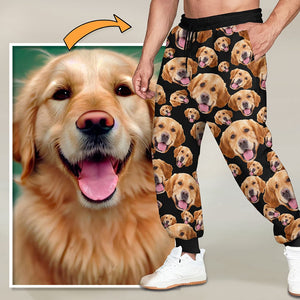 GeckoCustom Sweatpants Custom Dog Cat Photo Portrait N369 889586