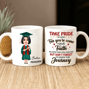 GeckoCustom Take Pride Congrats Grad Graduation mug, Custom Chibi ClipArt  HN590