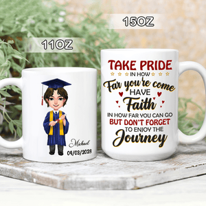 GeckoCustom Take Pride Congrats Grad Graduation mug, Custom Chibi ClipArt  HN590