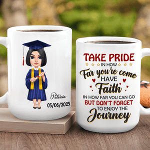 GeckoCustom Take Pride Congrats Grad Graduation mug, Custom Chibi ClipArt  HN590