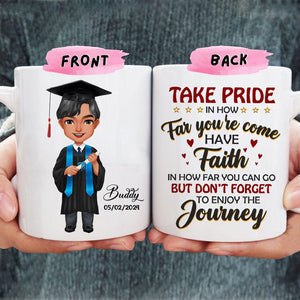 GeckoCustom Take Pride Congrats Grad Graduation mug, Custom Chibi ClipArt  HN590