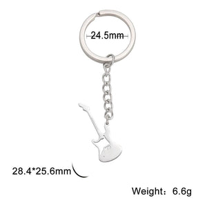 GeckoCustom Teamer Funny Fuxk You Middle Finger Stickman Keychain 2023 Cute Trend School Bag Car Key Pendant Couple New Trinket Gift Keyring Guitar