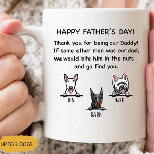 GeckoCustom Thank You For Being My Daddy Dog Coffee Mug 889219