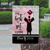 GeckoCustom The Best Is Yet To Come Class Of - Boy Version Flag, Senior Gift, Graduation Day HN590 HA75 891886