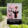 GeckoCustom The Best Is Yet To Come Garden Flag Class of - Girl Version, Senior Gift, Graduation Day HN590 HA75 891882