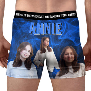 GeckoCustom Think of Me Whenever You Take Off You Pant Custom Photo Man's Boxer Gift For Boyfriend Husband CH07 895208