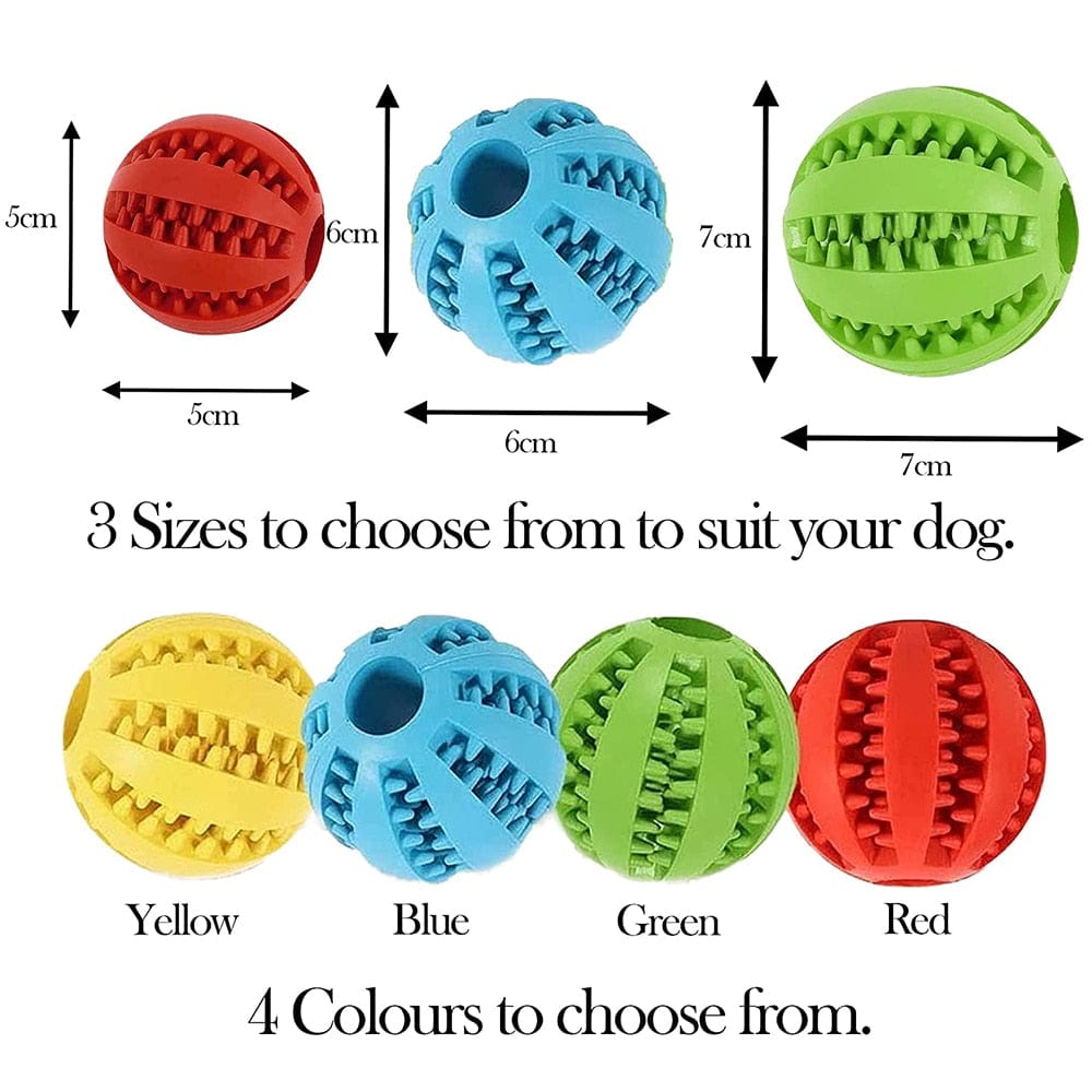 GeckoCustom Toys for Dogs Rubber Dog Ball for Puppy Funny Dog Toys for Pet Puppies Large Dogs Tooth Cleaning Snack Ball Toy for Pet Products