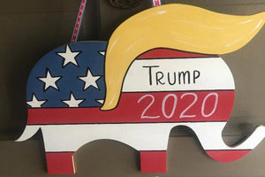 GeckoCustom Trump 2024 Door Hanger, Republican Door Hanger