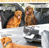 GeckoCustom Two-in-one Nylon Adjustable Dogs Harness Collar Pet dog Accessories Pet Car Seat Belt Lead Leash Backseat Safety Belt
