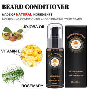 GeckoCustom Upgraded Beard Grooming Kit W/Beard Conditioner,Beard Oil,Beard Balm,Beard Brush,Beard Wash,Beard Comb,Beard Scissor,Bag,E-Book,Beard Care Daddy Gifts for Men Him Dad Husband Boyfriend