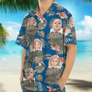 GeckoCustom Upload Face Photo Hawaiian Shirt TA29 888384