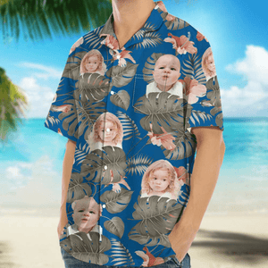 GeckoCustom Upload Face Photo Hawaiian Shirt TA29 888384